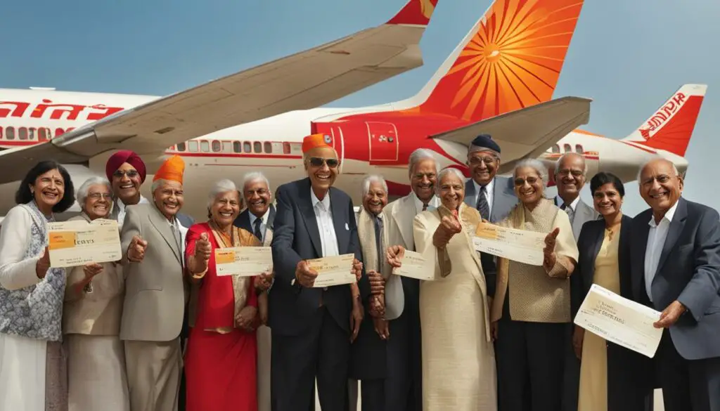 Air India Discount for Elderly