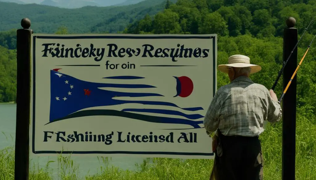 Fishing license requirements for senior citizens in Kentucky