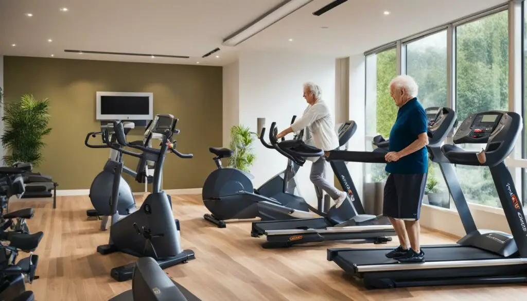 Gym equipment for elderly