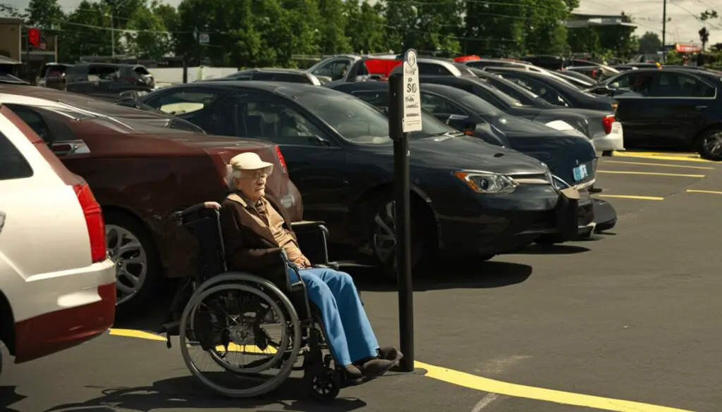 Handicap parking for seniors