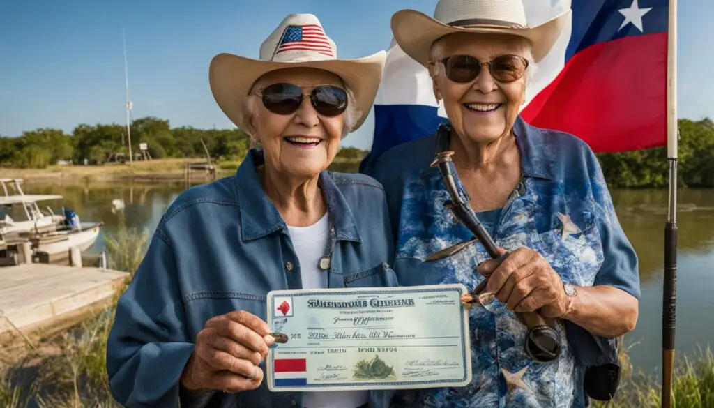 Texas fishing license for senior citizens
