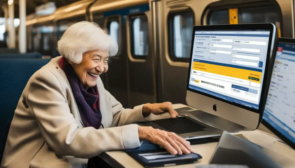 booking train tickets online for senior citizens