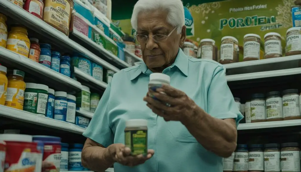 choosing protein powder for elderly