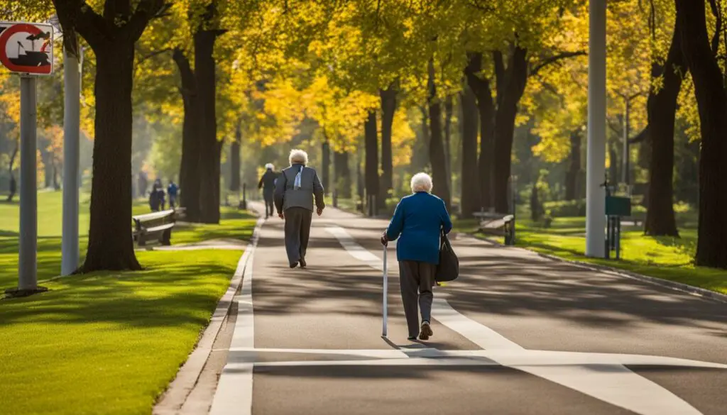 elderly walking speed recommendations