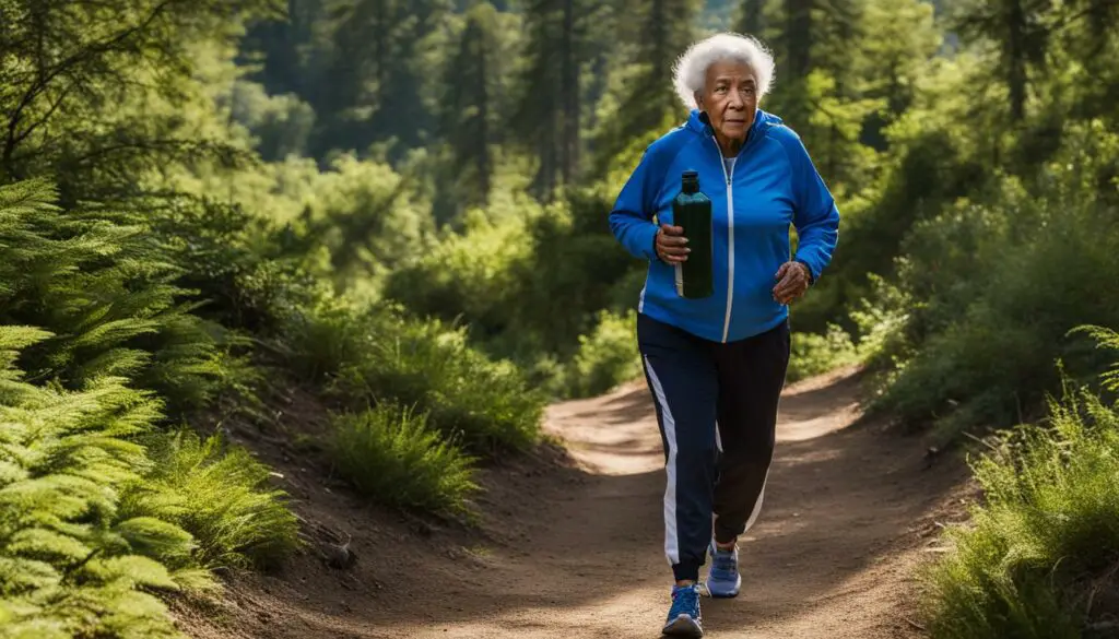 fitness standard for senior citizens walking a mile