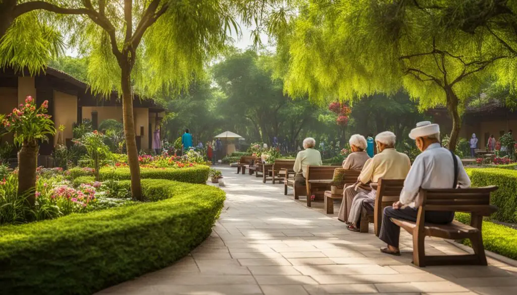 global village special services for elderly visitors