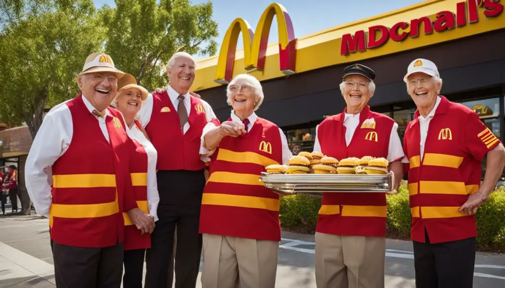 hiring senior citizens at McDonald's
