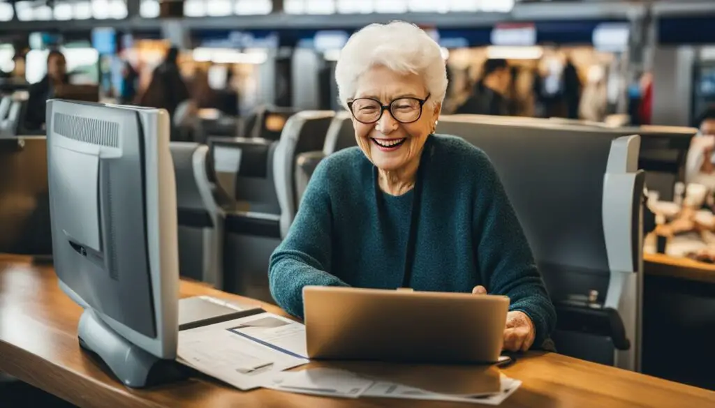 online train ticket booking for elderly in the US