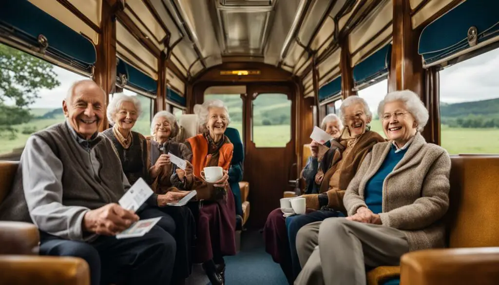 senior citizen train discounts in the UK