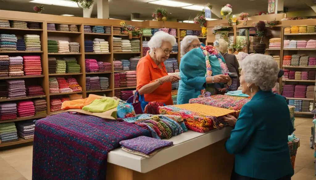 senior citizens day at Joann Fabrics