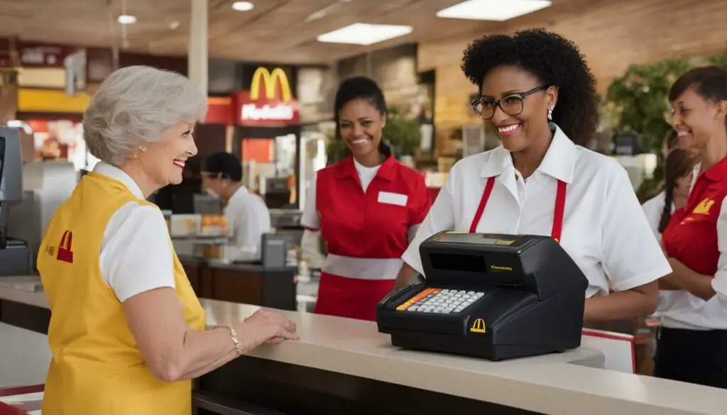 support and training for senior employees at McDonald's