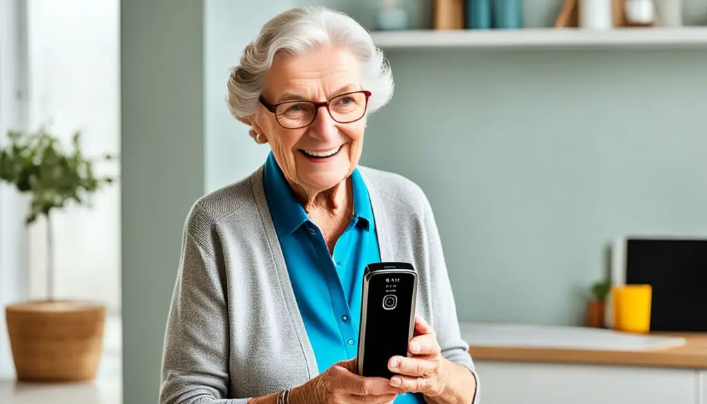 Alcatel SMARTFLIP flip phone for seniors