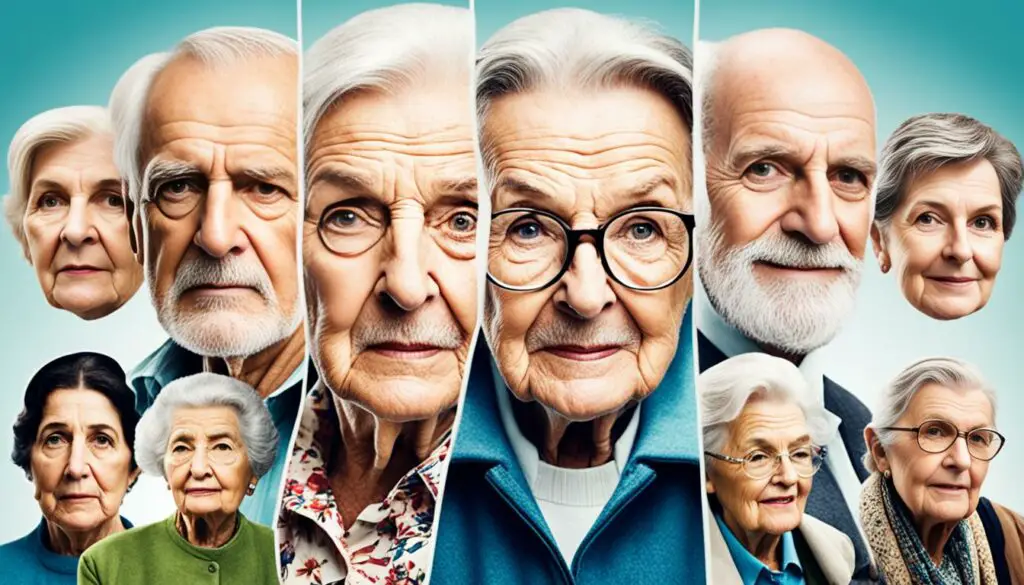 Elderly population by age