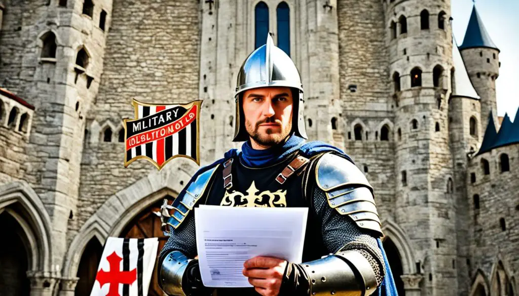 In-Person Verification for Medieval Times Military Discount