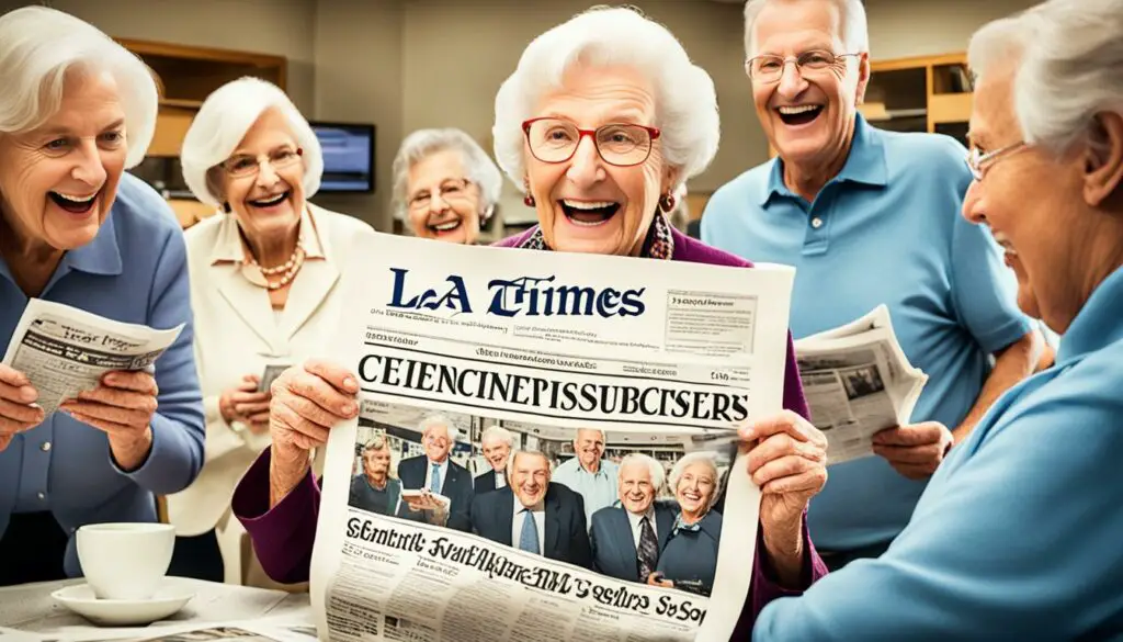 LA Times Subscription for Seniors