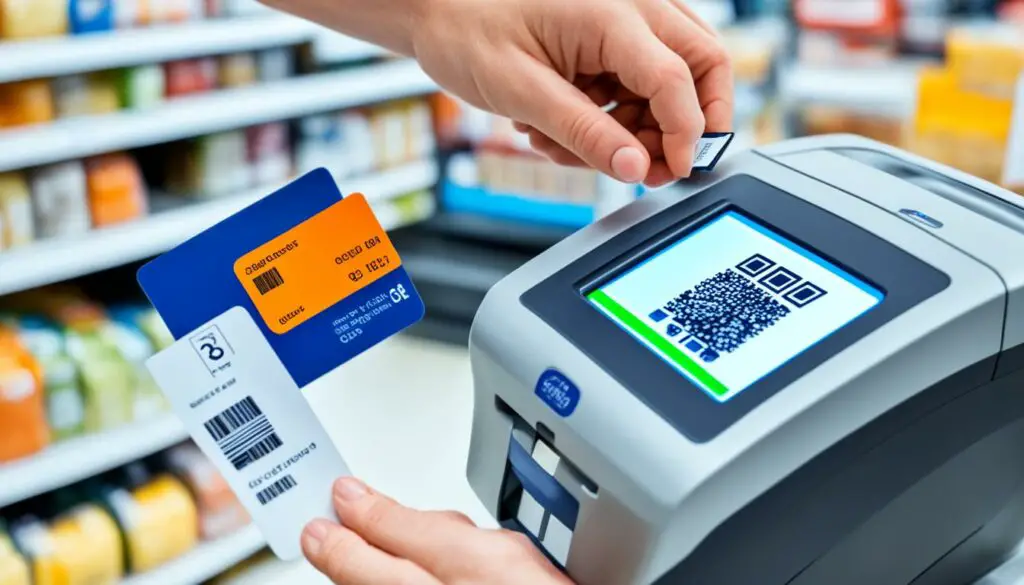 OTC card barcode scanning