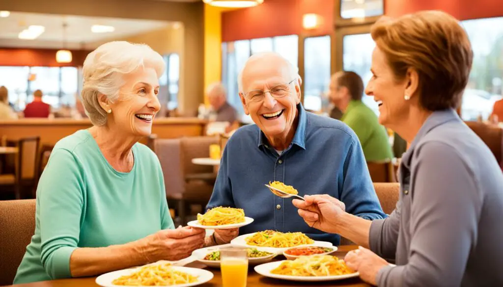 affordable meals for seniors at Denny's