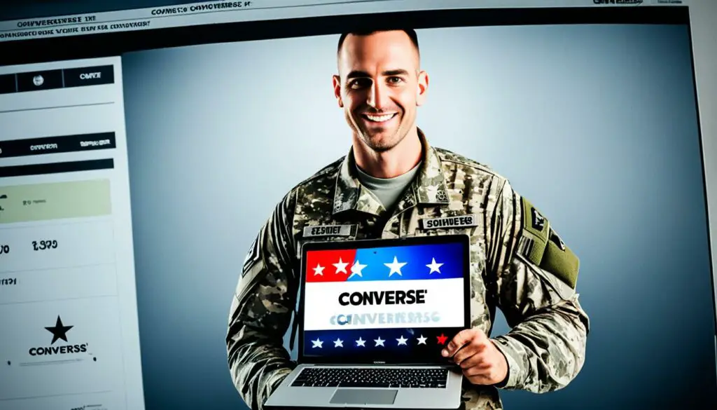converse military discount online
