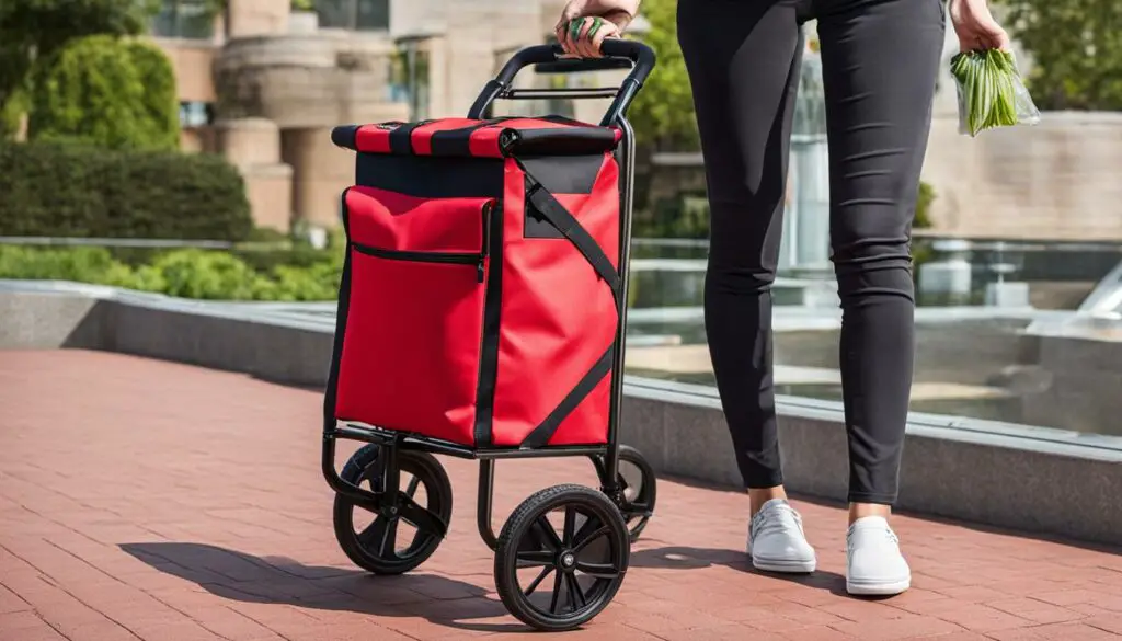 dbest products Cruiser Cart with Bag Bundle