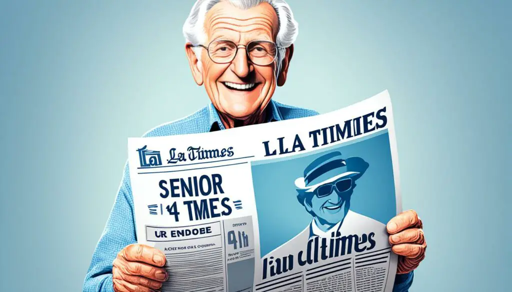 discounted LA times subscription for seniors