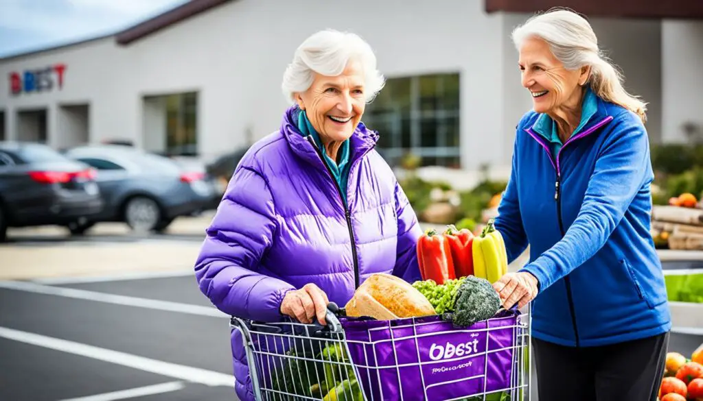 grocery cart for elderly