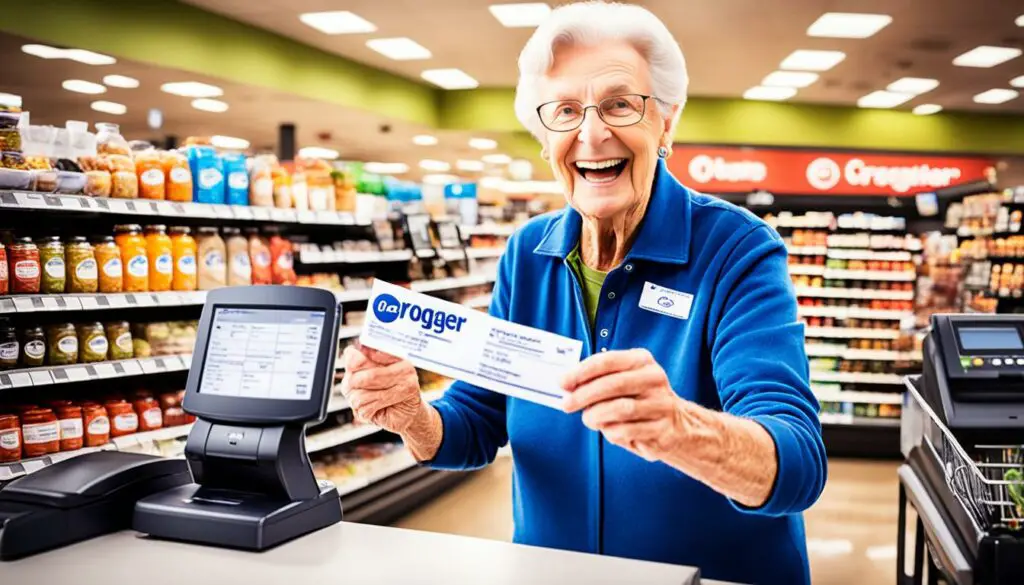 kroger senior discount at checkout