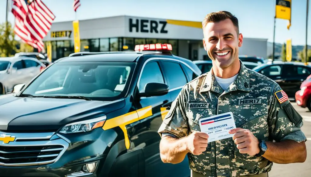 military car rental discounts