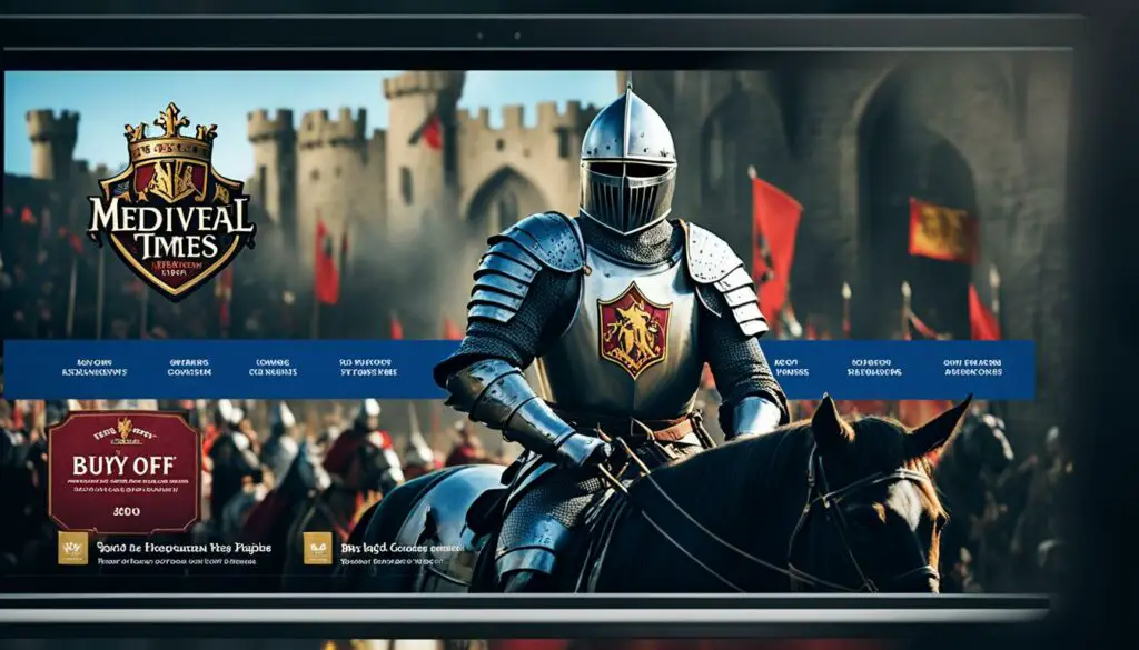 purchasing Medieval Times tickets online