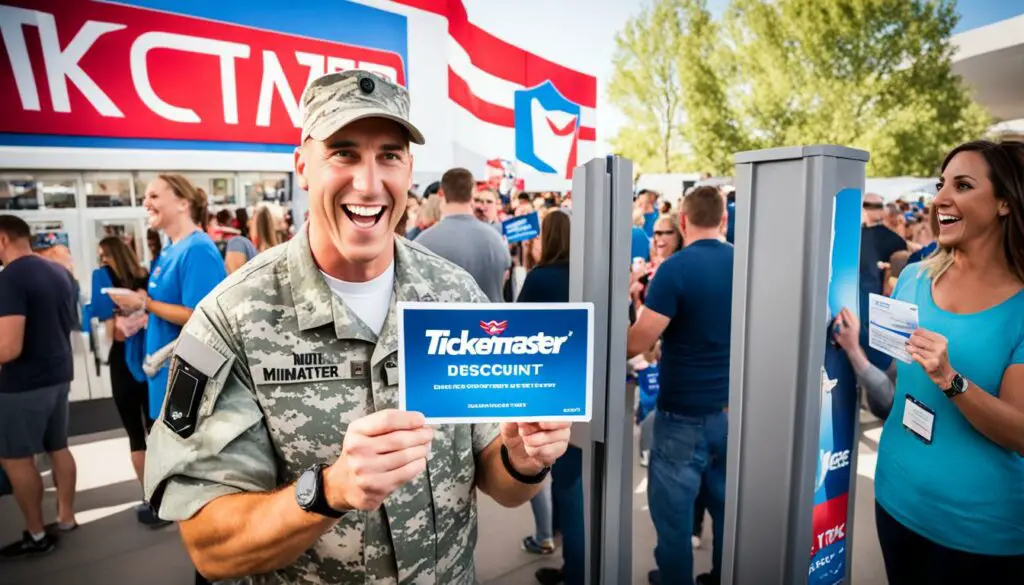 ticketmaster military discount